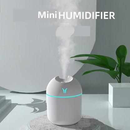 Atwfs 250ML Usb Mini Air Humidifier Essential Oil Diffuser Led Light Home Car