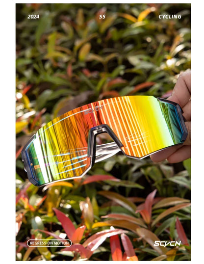 SCVCN New Outdoor Cycling Sunglasses Men Women MTB Driving Bike Glasses Sports Climbing Protective Glasses Bicycle UV400 Goggles