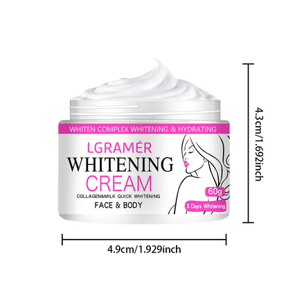 Whitening Cream Body Armpit Leg Knee Elbow Remove Dark Spot Skin Firm Brighten Moisturiz Facial Care Health Beauty Skin Care