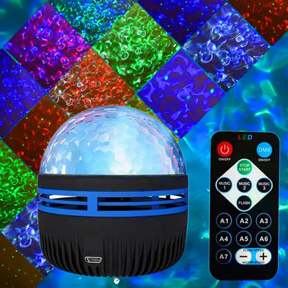 Aurora Crystal Projector Night Light with Remote Control | অরোরা ক্রিস্টাল প্রজেক্টর নাইট লাইট
