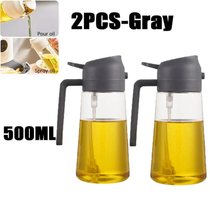 Eco Friendly PE Plastic Olive Oil Spray Bottle For Kitchen Cooking