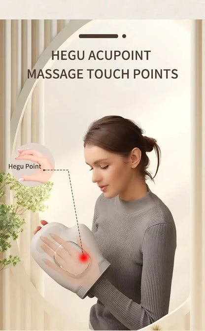 Professional Hand Massager Finger Wrist Palm Relaxation Device with Airbag Compression Kneading for Improves Hand Health