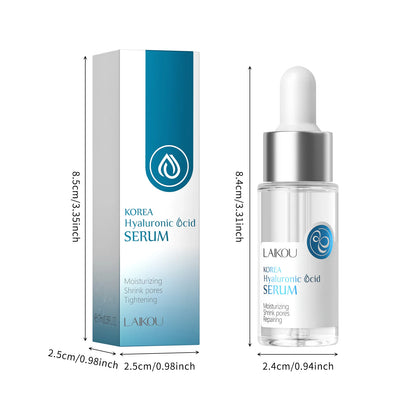 LAIKOU Hyaluronic Acid Serum Moisturizing Smoothing Face Essence Skin Care Shrink Pore Cream For Dry Facial Skin