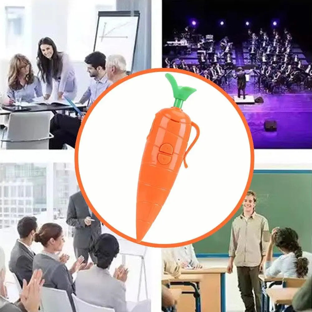 Multi Function Pen Carrot Funny Voice Recorder Pen Write Graffiti Cute Ballpoint Pen 2 in 1 Sound Recorder Gift For Student