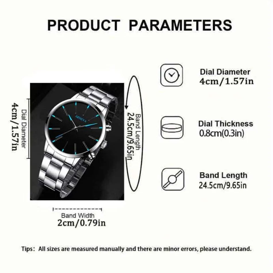 Stylish Men's Quartz Watch, Fashionable Business Men's Watch, Christmas, Halloween Gift