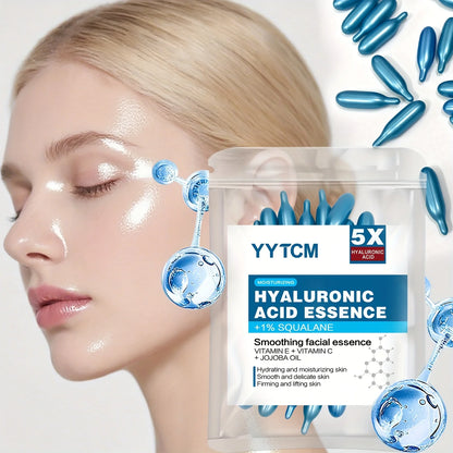 Hyaluronic acid deep moisturizing capsule essence, deep moisturizing and brightening skin essence (0.4gx30 capsules)/bag -1 bag