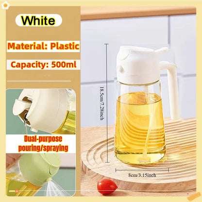 Eco Friendly PE Plastic Olive Oil Spray Bottle For Kitchen Cooking