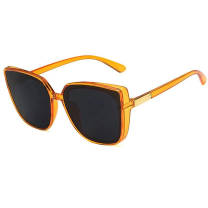 Versatile High-end Oversized Sunglasses Unisex Daily Commute Sunscreen UV Protection Glasses 1180