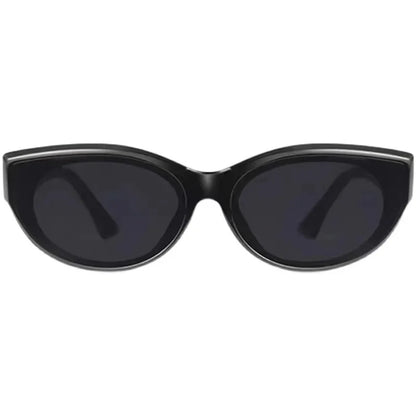Vintage Cat Eye Sunglasses for Women Elliptic Square Oval Fashion Shades Trendy Female Outdoor Eyewear
