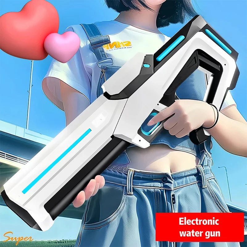 Electric Water Guns For Adults Powerful Squirt Automatic Water Suction Water Blasters Summer Outdoor Beach Toy For Boys Kid Gift
