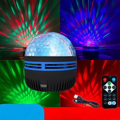 Aurora Crystal Projector Night Light with Remote Control | অরোরা ক্রিস্টাল প্রজেক্টর নাইট লাইট