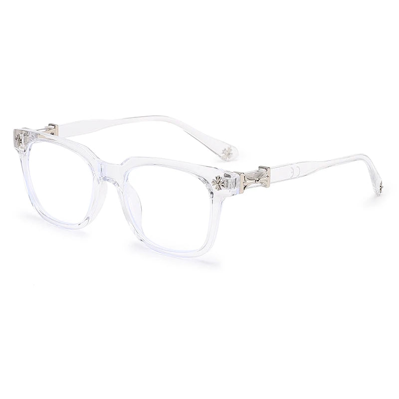 Classic 3Pcs Square Anti Blue Light Glasses For Men And Women Black & Transparent Frame Unisex Computer Wearing Women Glasses