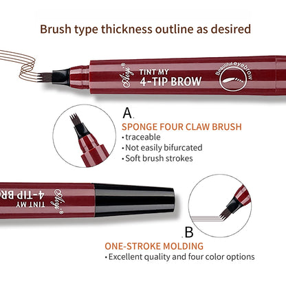Waterproof Microblading Eyebrow Pencil Long Lasting Natural Brow Definer