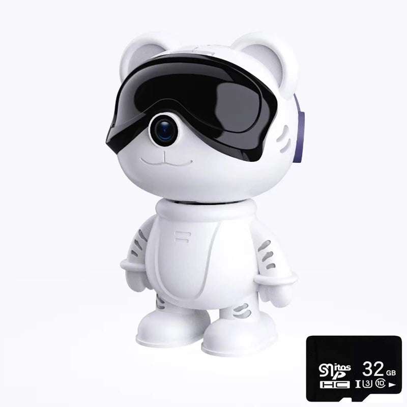 5MP PTZ WIFI IP Camera Wireless Home Security Robot Camera 360° Two Way Audio Auto Tracking Invisible Lens Indoor Baby Monitor