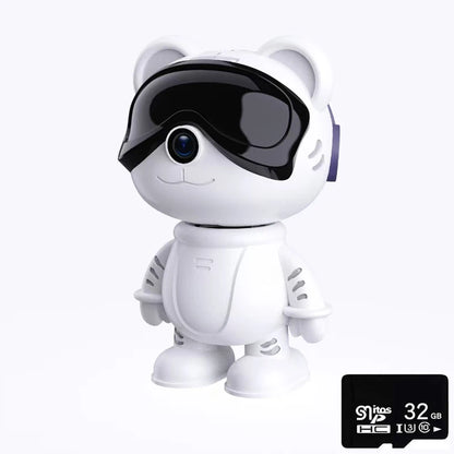 5MP PTZ WIFI IP Camera Wireless Home Security Robot Camera 360° Two Way Audio Auto Tracking Invisible Lens Indoor Baby Monitor