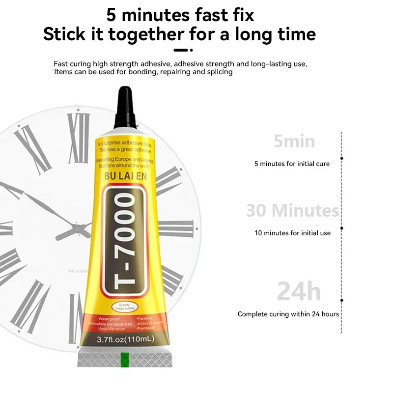 B7000 T7000 Clear Screen Repair Adhesive For Phone With Precision Applicator