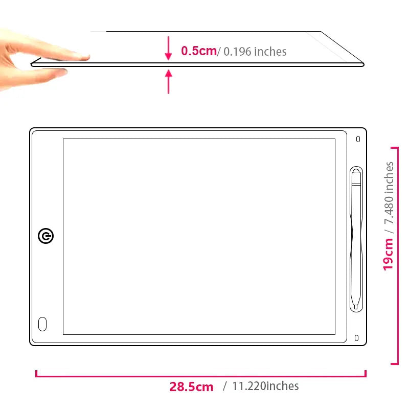 Myriwell 12 Inch Digital Drawing Tablet Creative Writing Board For Kids