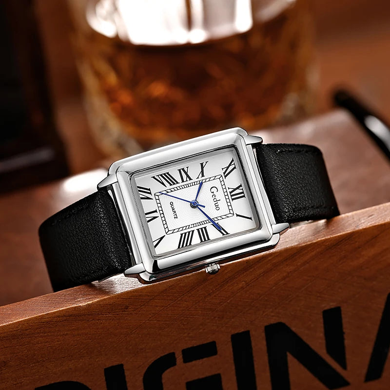 Fashion Men's Quartz Wristwatch Leather Strap Watch