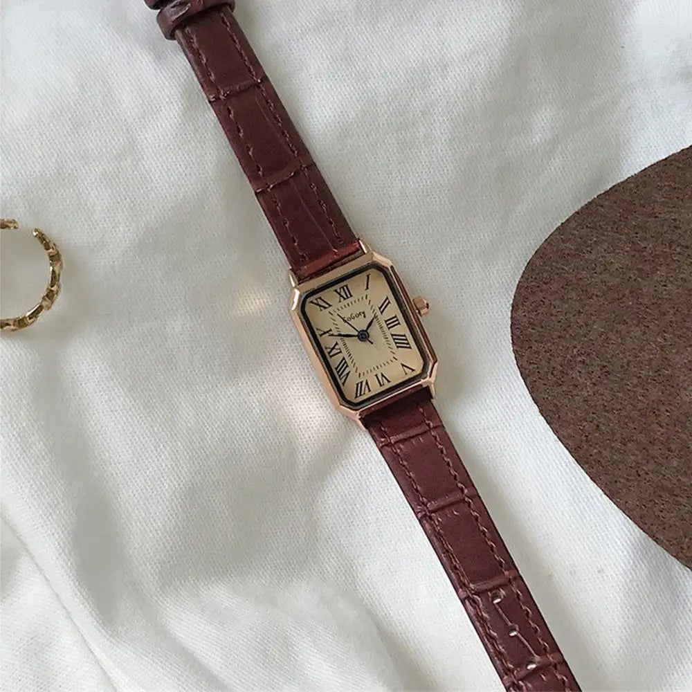 Light Luxury Elegant Women's Quartz Watch Portable Simple Ladies Business Watches Exquisite Waterproof Women's Wrist Watch Women