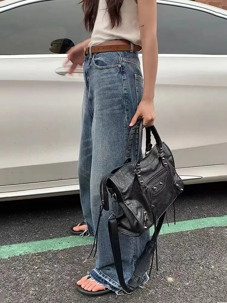 Y2K PU Leather Shoulder & Crossbody Bag
