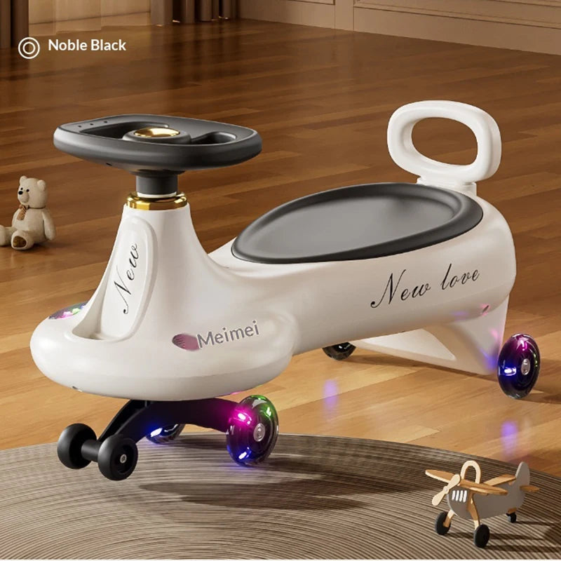 Children's Twisting Car Anti-Tip Swinging Silent Sliding Board Suitable For Boys And Girls Aged 1-8 Adults Can Sit On It