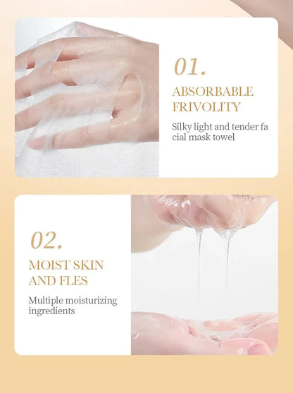 5/10/20/30pcs SADOER Collagen Face Mask Firming Moisturizing Repair Brightening Skincare Face Sheet Mask Facial Masks Skin Care