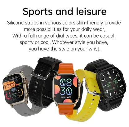 New Watch T10 Ultr Smart Watch Men 49mm 2.09 Inch NFC Women GPS Track Bluetooth Call BT Music Games Wireless Charging Smartwatch