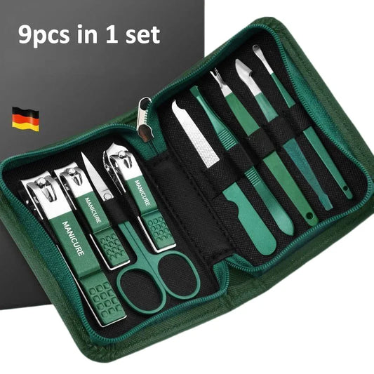 Stainless Steel Manicure And Pedicure Nail Clipper Tool Set