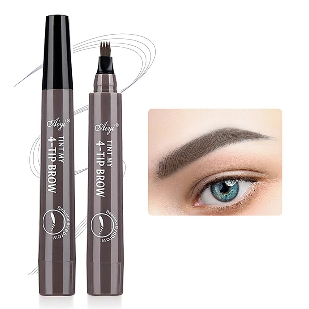 Waterproof Microblading Eyebrow Pencil Long Lasting Natural Brow Definer