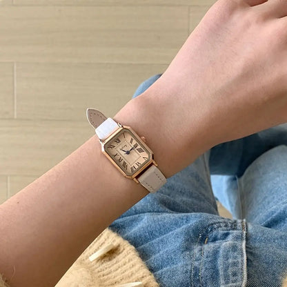 Light Luxury Elegant Women's Quartz Watch Portable Simple Ladies Business Watches Exquisite Waterproof Women's Wrist Watch Women