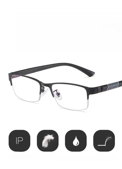 Men Reading Glasses Retro Business Hyperopia Glasses Anti Blue Light Reading Glasses 0 +1.0 To +4.0 Glasses