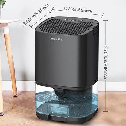 Portable Quiet Air Dehumidifier Moisture Absorber For Bedroom Kitchen Office