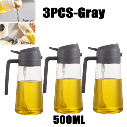 Eco Friendly PE Plastic Olive Oil Spray Bottle For Kitchen Cooking