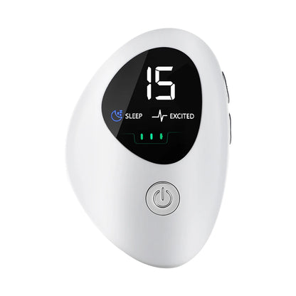 New Microcurrent Sleep Aid Device EMS Sleep Aid Machine Sleep Instrument for Insomnia Stress Anxiety Relief Palm Pulse Massager
