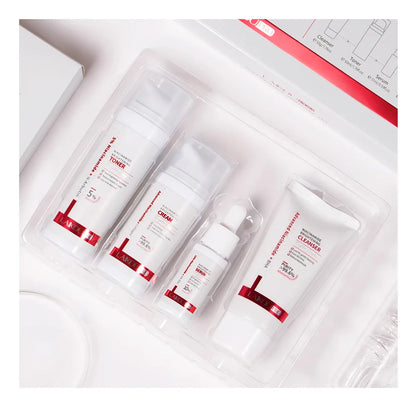 LAIKOU PRO Niacinamide Radiant Skin Care Set -Low PH Cleanser , Moisturizing Toner , Deep Nourishing Serum - Rejuvenate Cream