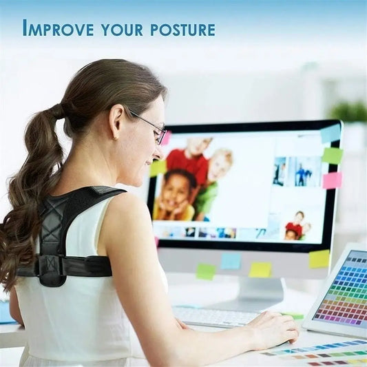 Adjustable Posture Corrector Belt For Upper Back Spine And Shoulder Alignment