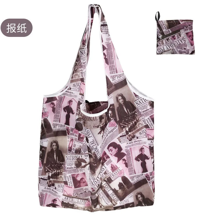 Large Reusable Foldable Shopping Bag