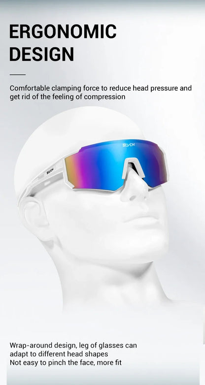 SCVCN New Outdoor Cycling Sunglasses Men Women MTB Driving Bike Glasses Sports Climbing Protective Glasses Bicycle UV400 Goggles