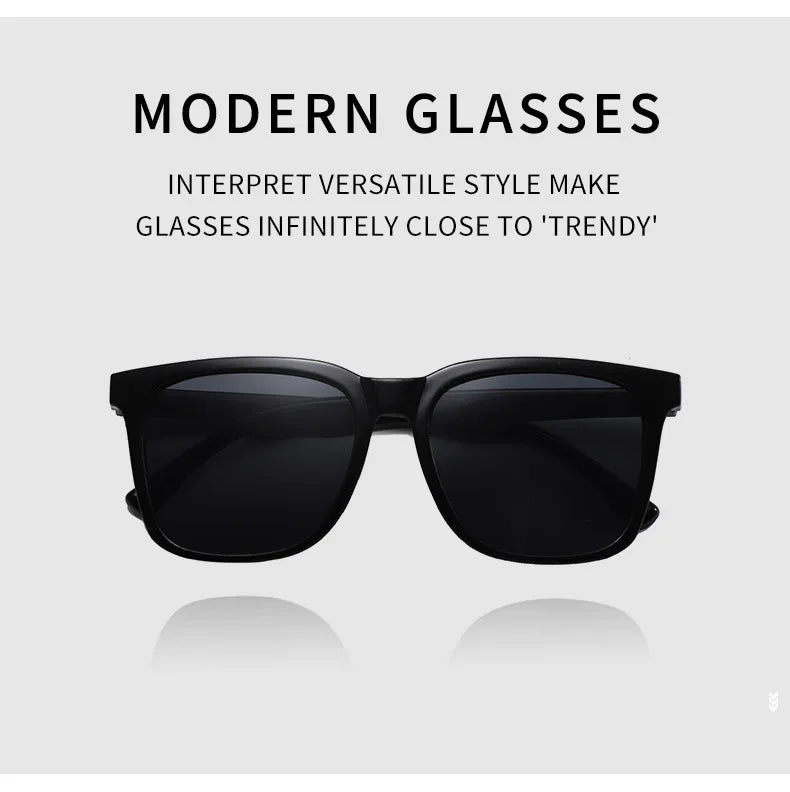 Retro Sunglasses For Men Korean Style Outdoor Square Sunglasses Driving Mercury Women Sunscreen Glasses Lens UV400