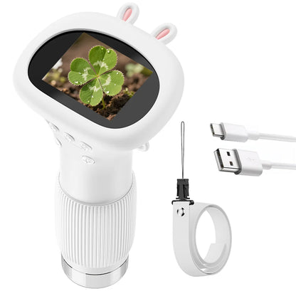 Microscope for Kids Children Microscope with 2 Inch Screen 1000x Zoom Mini Handheld Microscope Camera Christmas Birthday Gifts