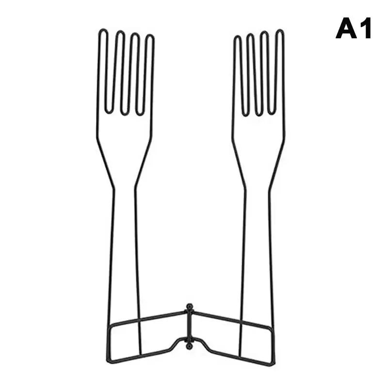 Kitchen Glove Holder, Foldable Kitchen Vertical Glove Support Multi-Purpose Glove Drain Rack Storage And Drying Both Handled