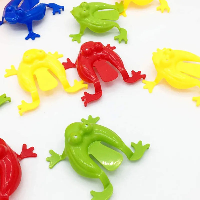 10-20Pcs Jumping Frog Bounce Fidget Toys For Novelty Assorted  Stress Reliever Toys For Birthday Gift Party Favor