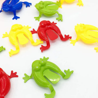 10-20Pcs Jumping Frog Bounce Fidget Toys For Novelty Assorted  Stress Reliever Toys For Birthday Gift Party Favor