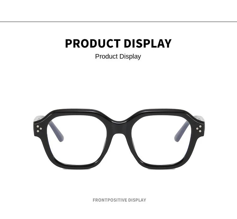 Unisex Retro Blue Light Blocking Eyeglasses Computer Glasses Frame Fashion Anti Blue Light Square Eyewears for Office Women Men