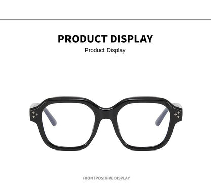 Unisex Retro Blue Light Blocking Eyeglasses Computer Glasses Frame Fashion Anti Blue Light Square Eyewears for Office Women Men