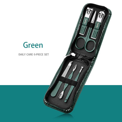 Stainless Steel Manicure And Pedicure Nail Clipper Tool Set