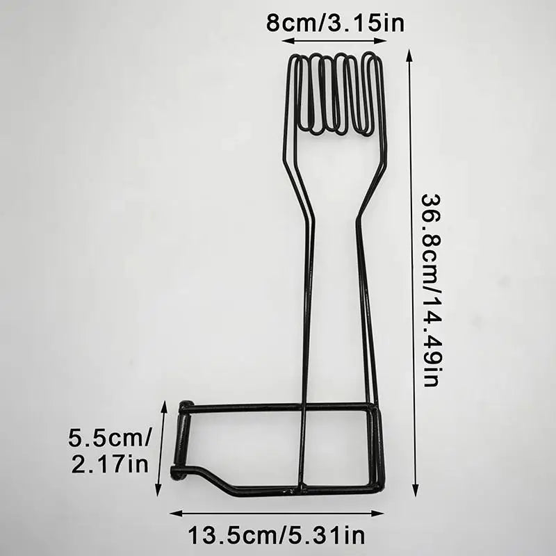 Kitchen Glove Holder, Foldable Kitchen Vertical Glove Support Multi-Purpose Glove Drain Rack Storage And Drying Both Handled