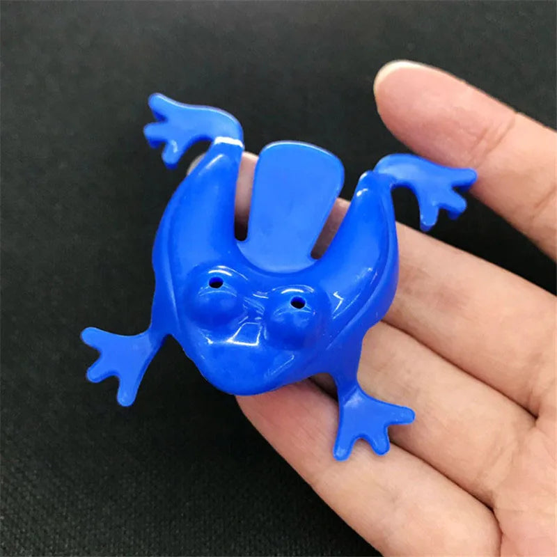 10-20Pcs Jumping Frog Bounce Fidget Toys For Novelty Assorted  Stress Reliever Toys For Birthday Gift Party Favor