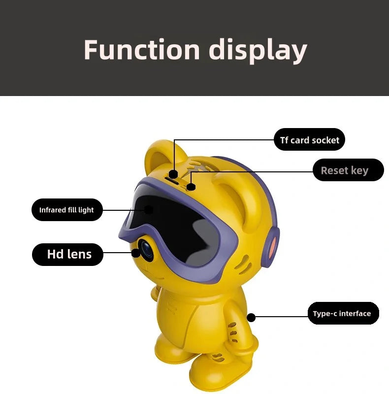5MP PTZ WIFI IP Camera Wireless Home Security Robot Camera 360° Two Way Audio Auto Tracking Invisible Lens Indoor Baby Monitor
