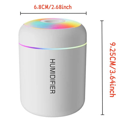 Compact USB Aroma Diffuser With Cool Mist And Soft Light For Bedroom Decor